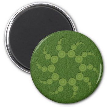 Ufo Crop Circles Magnet by nyxxie at Zazzle