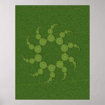 Ufo Crop Circles Poster (smallest Is $12.10) by nyxxie at Zazzle