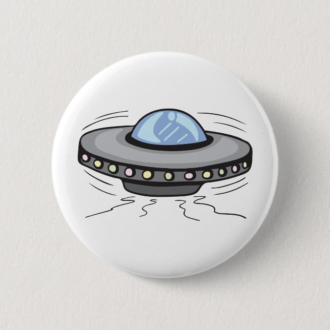 UFO!  Customizable! Pinback Button (Front)