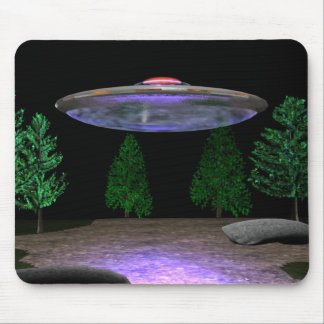 UFO Digital art Mouse Pad