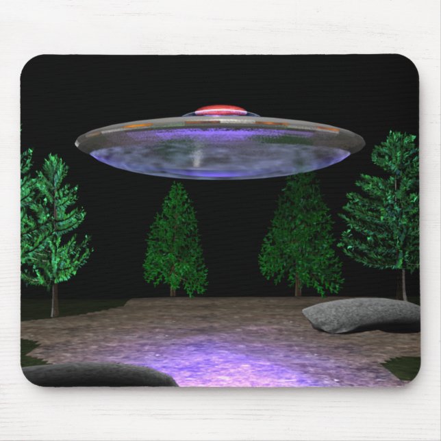 UFO Digital art Mouse Pad (Front)