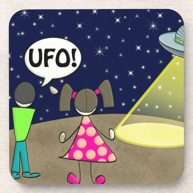 UFO DRINK COASTER (Front)