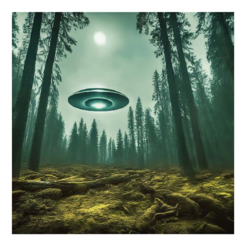 UFO Encounter in the Wild Photo Print