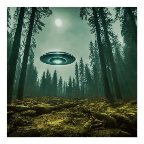 UFO Encounter in the Wild Poster