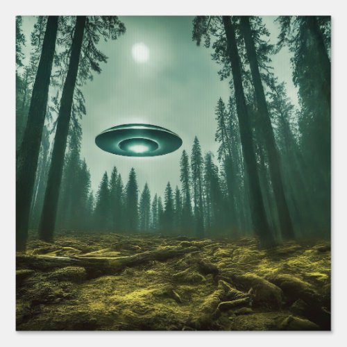 UFO Encounter in the Wild Sign