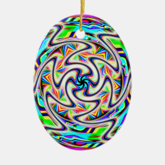 UFO engine FTL Drive (add words) Ceramic Ornament