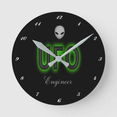UFO Engineer Clock