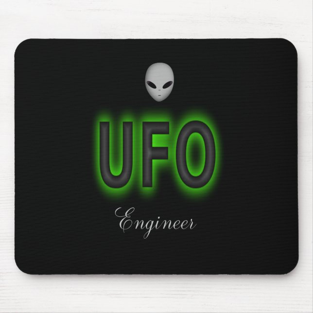 UFO Engineer Mouse Pad (Front)