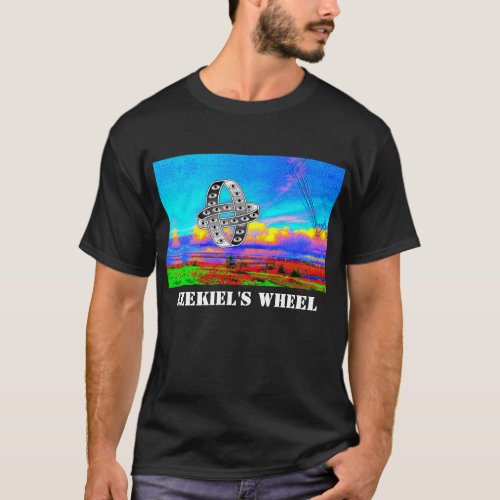 UFO Ezekiels Wheel T_Shirt