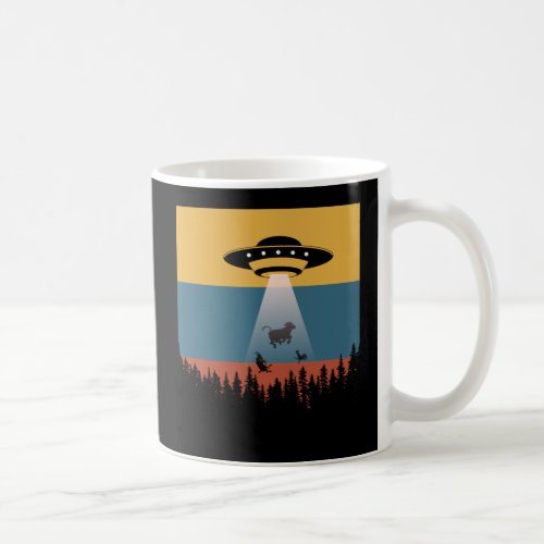 Ufo Farm Animals Abduction Coffee Mug