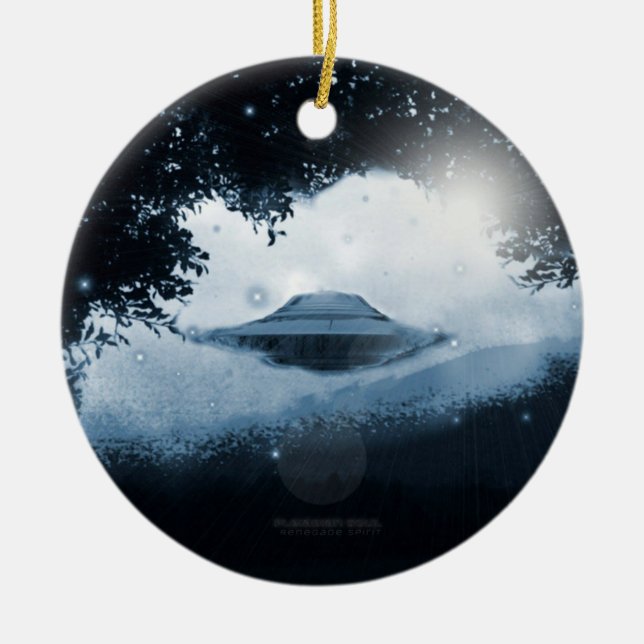 UFO Fidelity Ornament (Front)