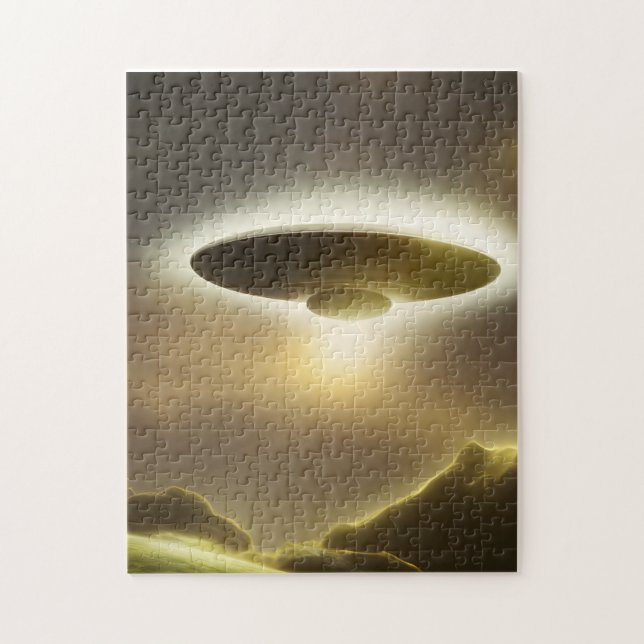 UFO Floating Jigsaw Puzzle (Vertical)