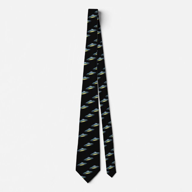 UFO Flying Saucer Neck Tie (Front)