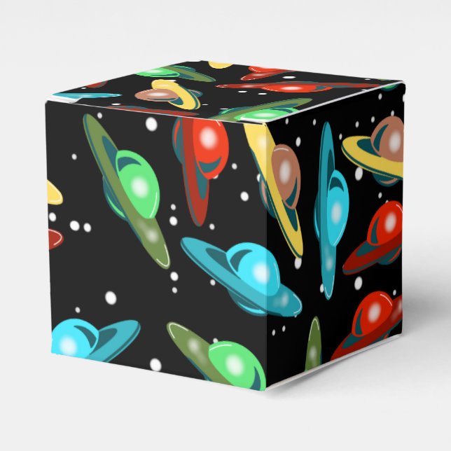 UFO FLYING SAUCER SCFI by Jetpackcorps Favor Boxes (Front Side)