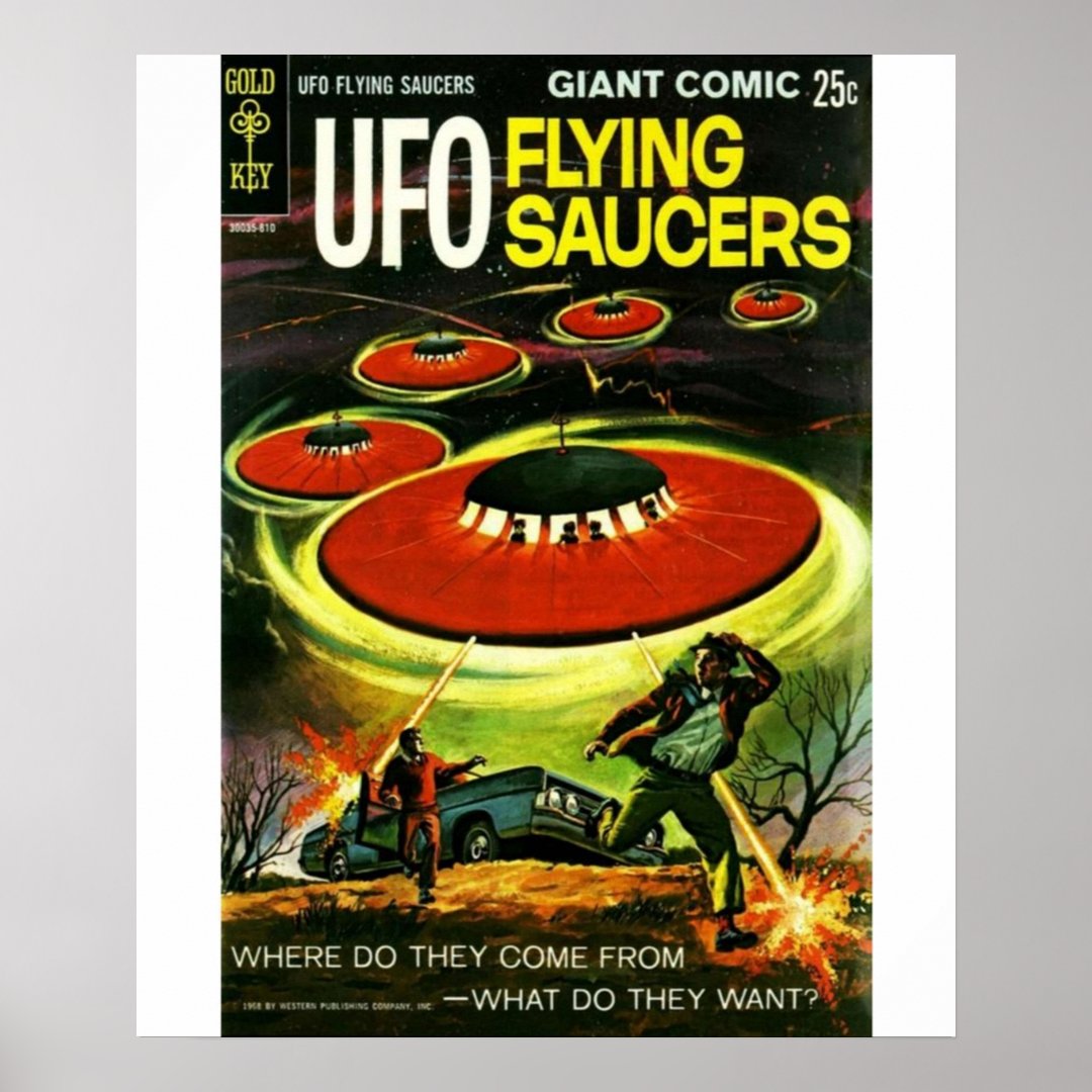 UFO Flying Saucers Poster Zazzle Ufo Flying Saucers Poster R8793fcf323f44f1885220c254463c0f7 Wvy 8byvr 1080