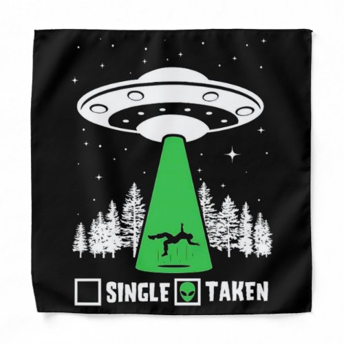 UFO funny UFO flying saucer alien abduction Bandana