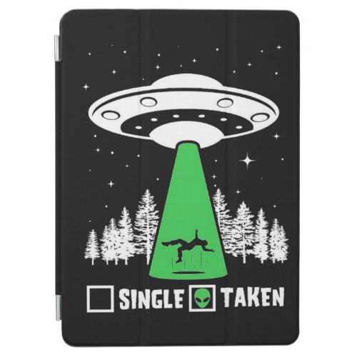 UFO funny UFO flying saucer alien abduction iPad Air Cover