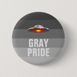 UFO Gray Pride button