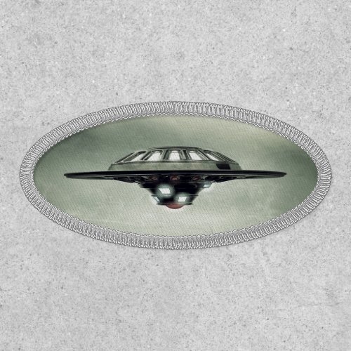 UFO Grunge Oval Patch