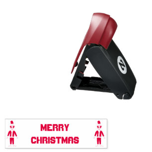 UFO Ho Ho Father Christmas alien Custom Pocket Stamp