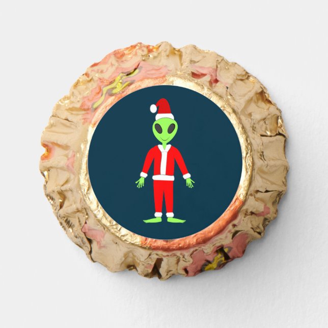 UFO Ho Ho Father Christmas alien Reese's Peanut Butter Cups (Front)