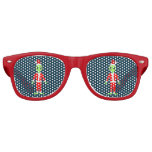 UFO Ho Ho Father Christmas alien Retro Sunglasses