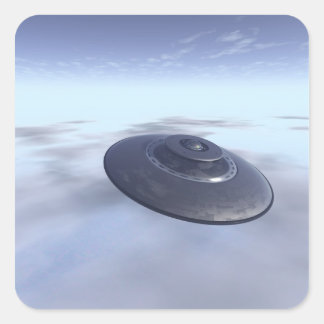 UFO in Flight Sticker