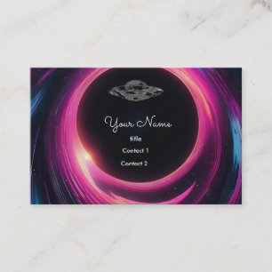UFO in the black hole Business Card