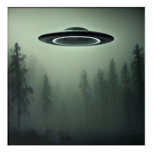 UFO in the Mist Acrylic Print