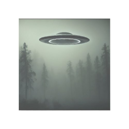 UFO in the Mist Gallery Wrap