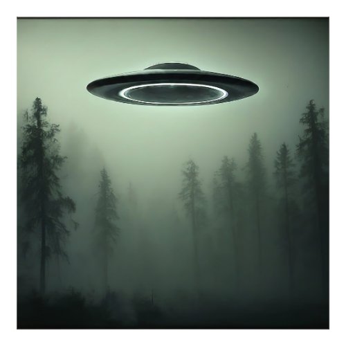 UFO in the Mist Photo Print