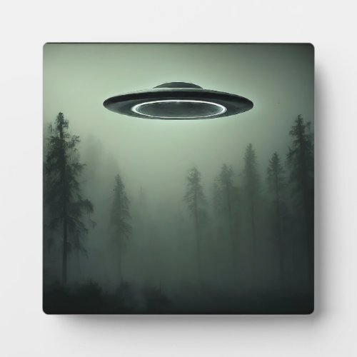 UFO in the Mist Plaque