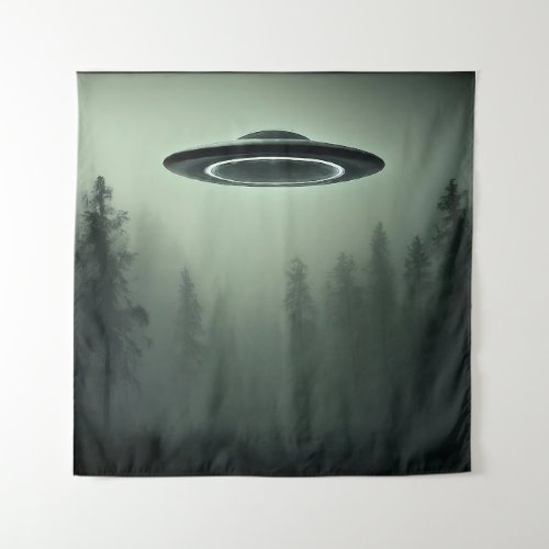 UFO in the Mist Tapestry