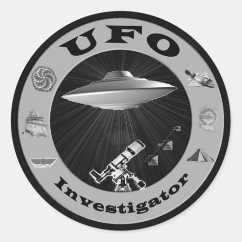 UFO Investigator Stickers