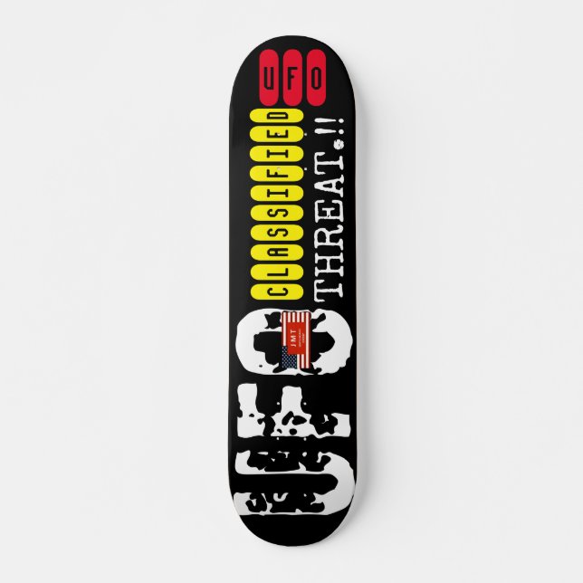UFO JMT SKATEBOARD Skateboard, 7¾" Deck (Front)