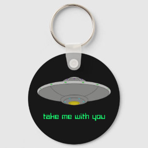 UFO keychain - take me with you