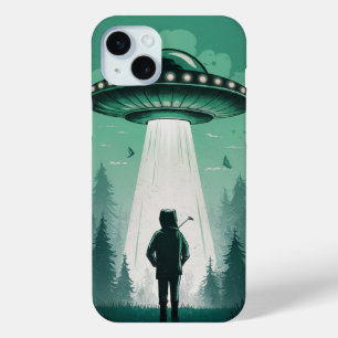 UFO Landing iPhone 15 Plus Case