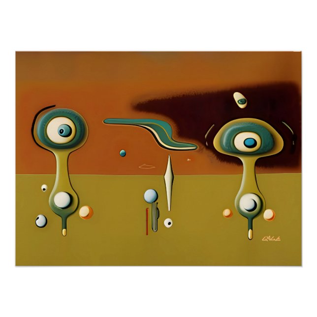 UFO Landing Pad Poster (Front)
