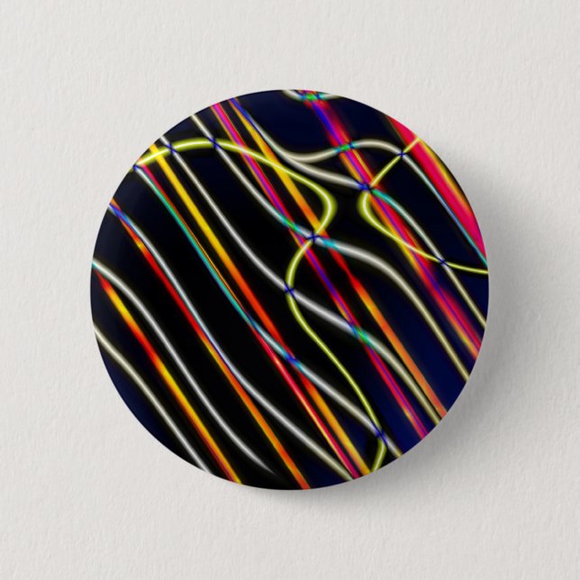 UFO light trails - 2 - Customized Button (Front)