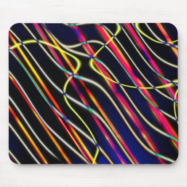 UFO light trails - 2 Mouse Pad (Front)