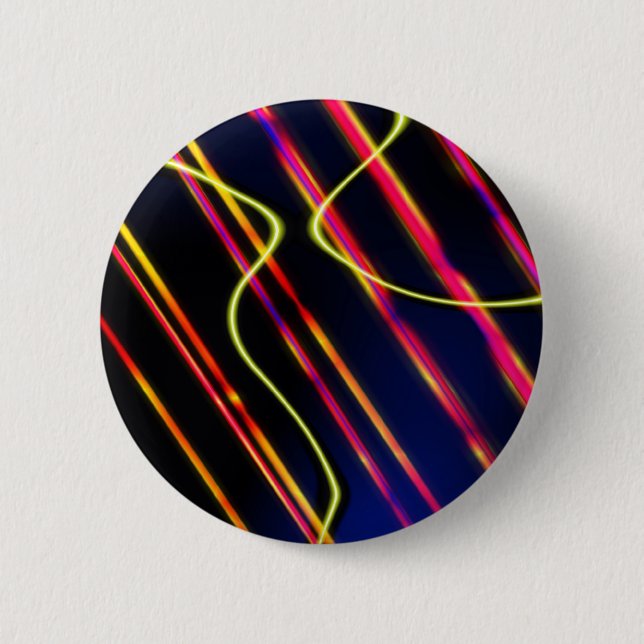 UFO light trails Button (Front)