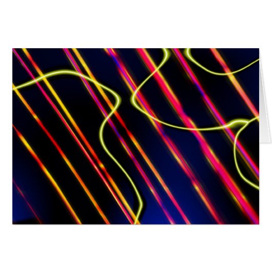 UFO light trails Cards (Front Horizontal)