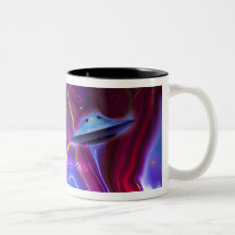 UFO Magenta Dimension Mug