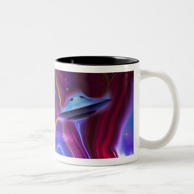 UFO Magenta Dimension Mug (Right)