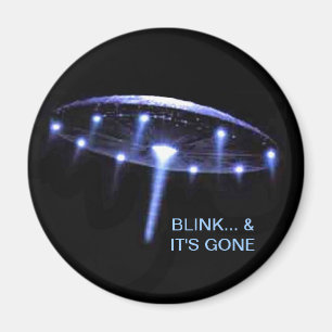 UFO Magnet, Up, Up & Away Magnet