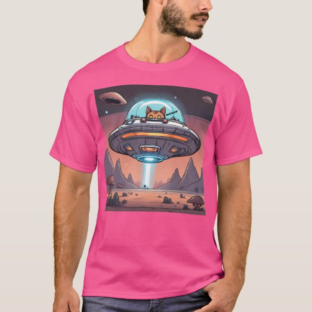 Ufo Meaow T-Shirt (Front)
