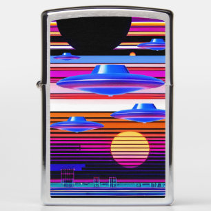 UFO Nostalgia Zippo Lighter