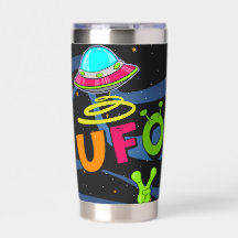 ufo on space say hello 