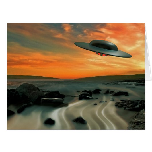 UFO Over Coast (Front Horizontal)