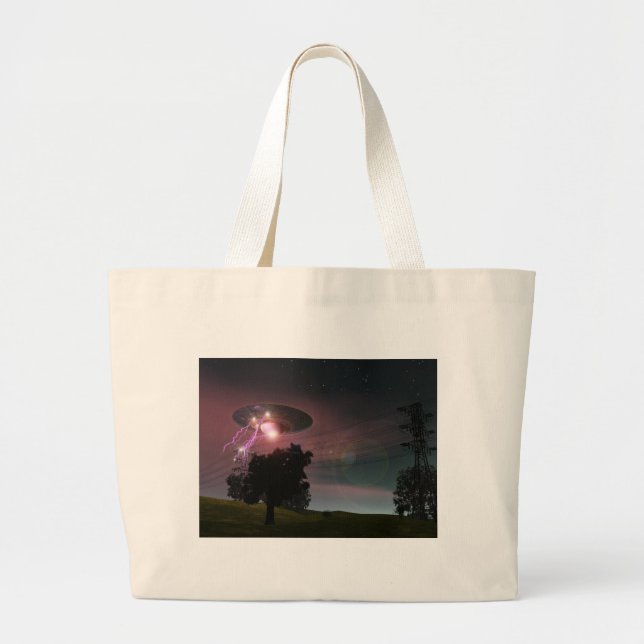 UFO Over Powerlines 2 Bag (Front)